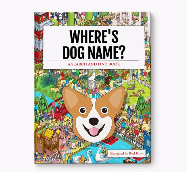 Personalised Where's {dogsName} Book